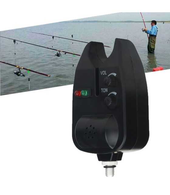 40PCS Fishing Rod Alarm Bells with Plastic Clip and Dual Alert Bells Loud  Sound Fishing Bite