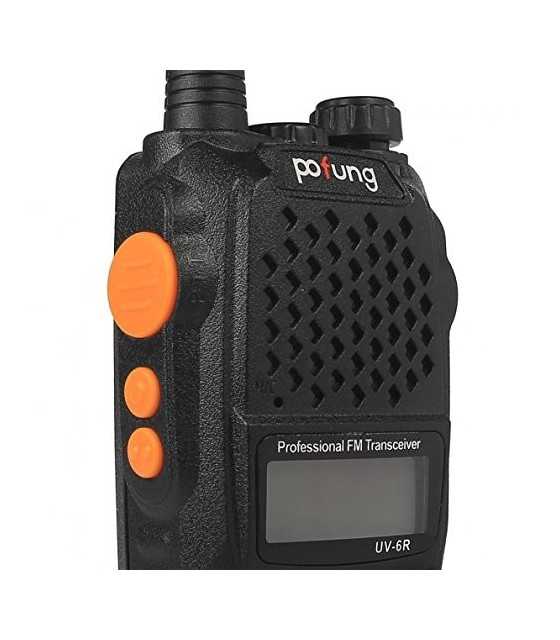 Pofung UV-6R NEW ΦΟΡΗΤΟΣ dual band ΠΟΜΠΟΔΕΚΤΗΣ VHF/UHF