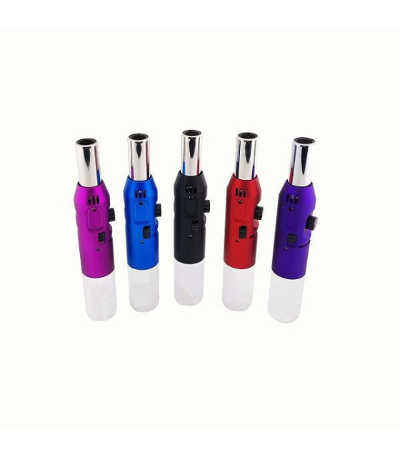 Professional high quality portable windproof zinc alloy butane gas jet torch lighter