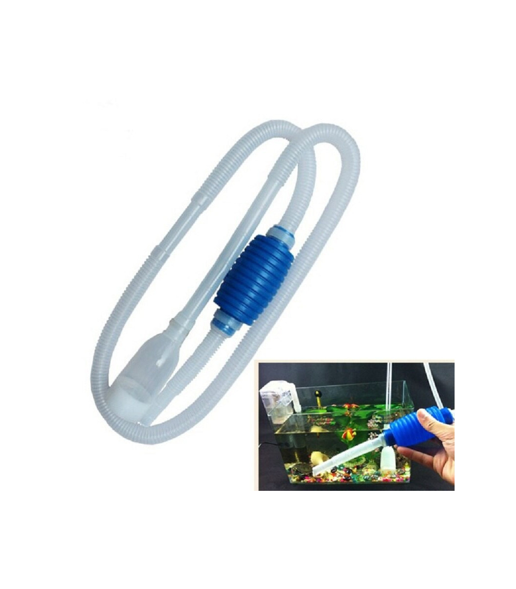 Aquarium Fish Tank Siphon Vacuum Water 