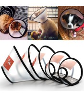 Details about Hurt Dog Cat Pet Collar Wound Healing Recovery Protection Cover Anti-Bite Cone