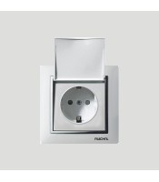 German socket with cover