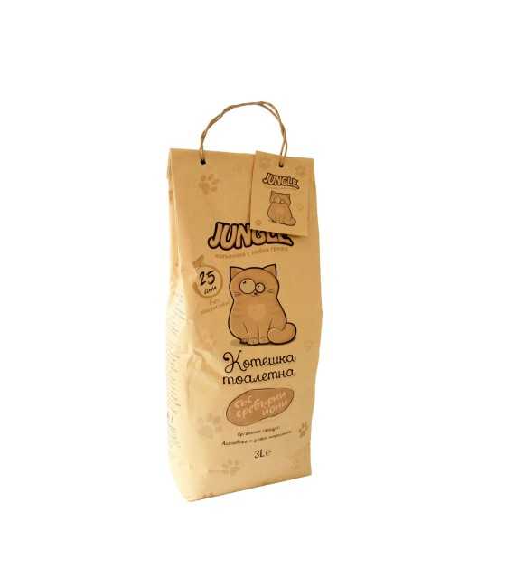 Cat litter with silver protect Organic, 3L Organic litter