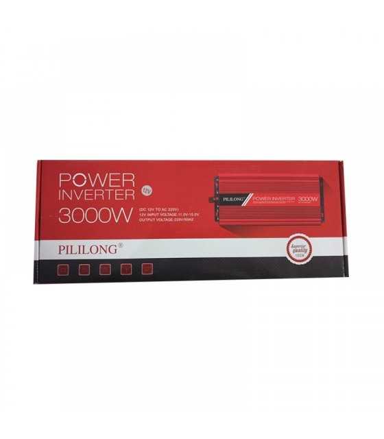 3000W Inverter 12v 220v Car Inverter 12v to 220v Power Inverter Converter Auto Power Supply Dual USB Charger