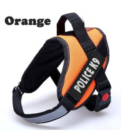 Comfortable POLICE-K9 Harness with Pet Training Vest, Reflective Patch POLICE K9 - XL