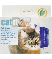 Catit Scratcher Self Groomer Brush with Catnip catit self groomer