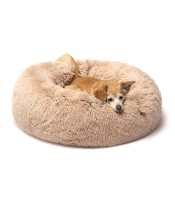 Orthopedic Dog Bed Comfortable Donut Cuddler DOG BED Brown