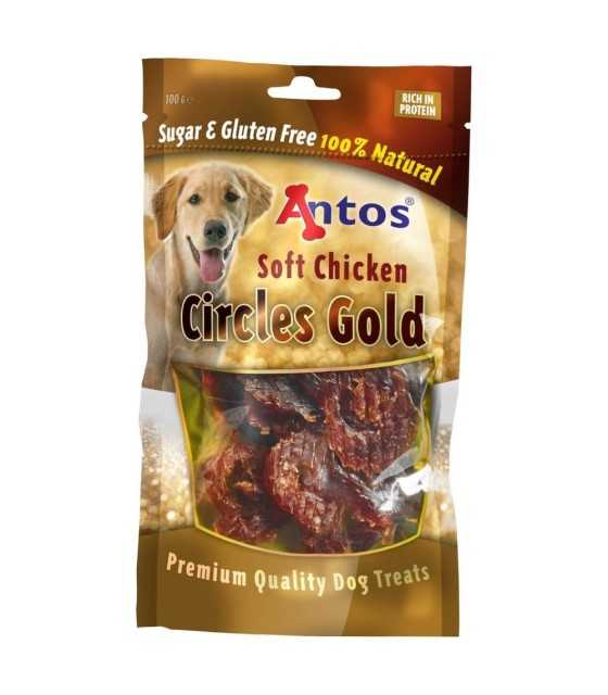 Chicken Snack Antos Circles Gold 100 gr Antos Circles Gold 100 gr