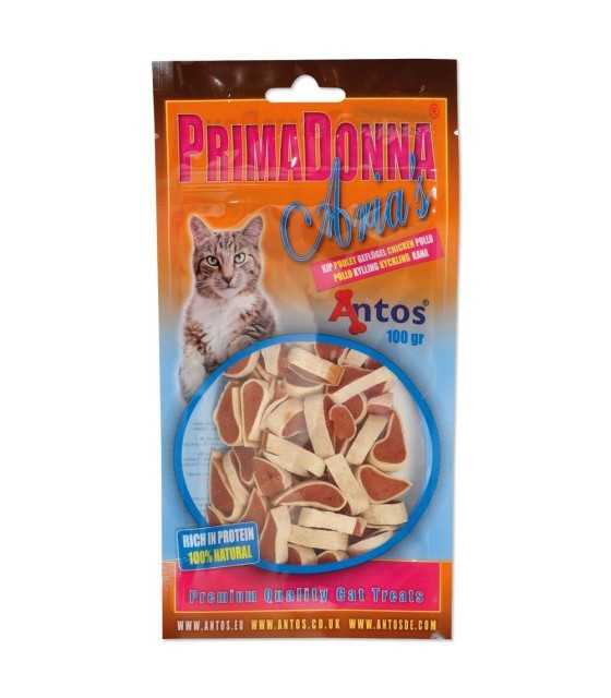 SNACK FOR CATS with chicken and fish 100g PrimaDonna Aria's Chicken 100 gr
