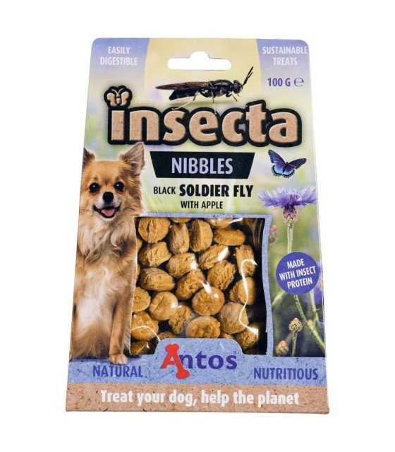Insecta Nibbles Black Soldier Fly &amp; Apple 100 gr Insecta Soldier &amp; Apple 100 gr