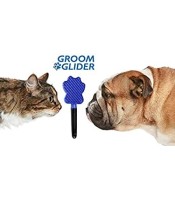 Pet Silicone Brush Groom Glider Pet Grooming Brush Bathing Massaging Deshedding GROOM GLIDER
