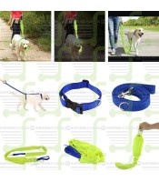 FineLife Pet Products Reflective Pet Leash Set reflective pet leash