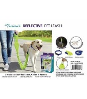 FineLife Pet Products Reflective Pet Leash Set reflective pet leash