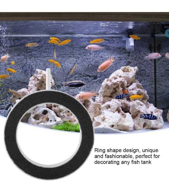 Fish Tank Pond Aquarium Round Air Bubble Disk Airstone 4 inch RING AIRSTONE