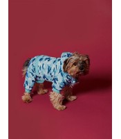 BLUE MILITARY DOG CLOTHING DOG ARMY JACKET DOG