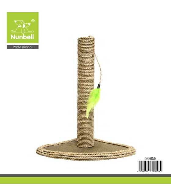 Cat scratching post with feather toy 36858