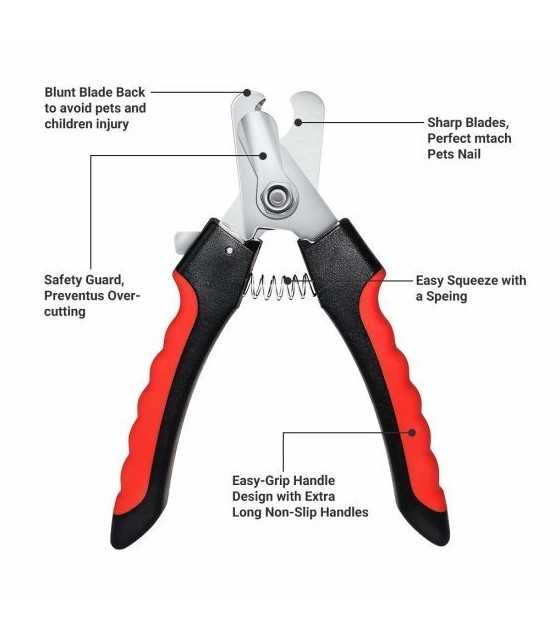 Professional Dog Pet Nail Clipper Cutter Scissors Set Stainless Steel Grooming Clippers PET nail cutter xl