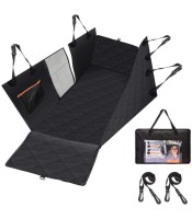 Waterproof Dog Car Seat Cover Hammock Mat with Fabric Bowl Essentials PET SEAT COVER lux