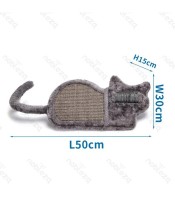 Cat onych, grey (L50xW30xH15cm)  Cat Scratching grey