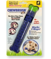 BulbHead Chewbrush Toothbrush Dog Toothbrush and Dog Toy CHEWBRUSH