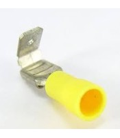 SLIDE CABLE LUG INSULATED FEMALE MALE YELLOW 0.8-6.35PB5-6.4..