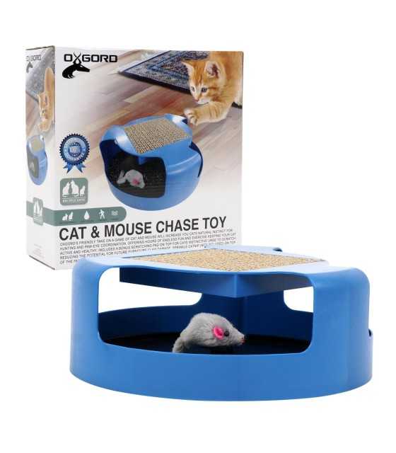 Mouse Chase Toy Pet Cat Kitten Catch The Mouse Plush Motion Chase Toy Interactive Toys for Cats YUNGE
