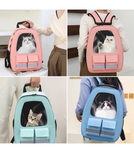 Outdoor Double Shoulder Breathable Dog Bag Backpack Pet Travel Cat Carrier Mesh Windows backpack PET 2