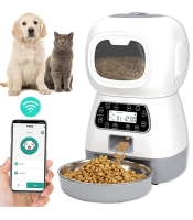 Bocca 3.5L Pet Feeder Automatic Wifi For Dog Cat Smart Food Dispenser Автоматично хранене Малки средни домашни любимци Купа